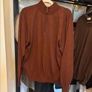 Peter Millar Brown Zip Up Jacket